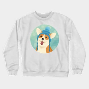 Winter Corgi Crewneck Sweatshirt